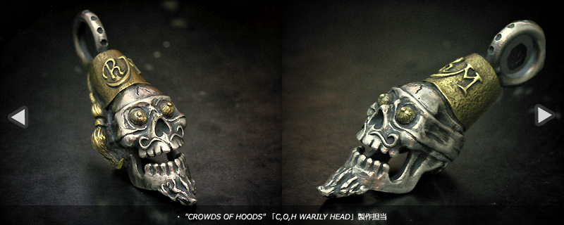 CROWDS OF HOODS LuckyRudy氏デザイン「C,O,H WARILY HEAD」製作担当